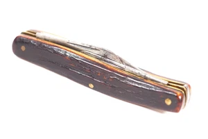 Vintage KA-BAR Pocket Knife 3-Blade Stockman 4"' Knife 1930-40s - Picture 1 of 12