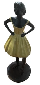 Vintage Black Ballerina Dancer 17” H - Picture 1 of 9