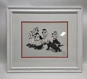 Walt Disney Animación Sericel 101 Dálmatas Enmarcado Edición Limitada/5000 Certificado de Autenticidad - Imagen 1 de 6