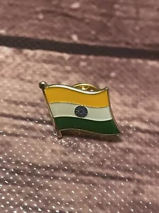 Indien Flagge Mini Pin Anstecknadel Hut Pinback - Bild 1 von 2