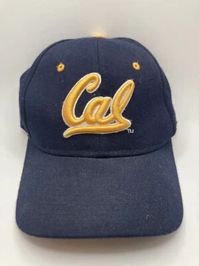 Vintage ZEPHYR Z Fitted Hat CAL UC BERKELEY BEARS Men's 7 Blue Cap Baseball - Picture 1 of 4