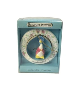 Vintage 1988 Beatrix Potter Jemima Puddle-Duck Ornament Schmid NEU OPEN BOX - Bild 1 von 3