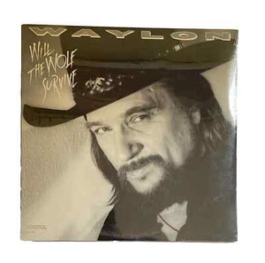 Waylon Jennings Will The Wolf Survive SEALED 1986 (MCA 5688) MINT Record - Picture 1 of 3