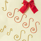 20/50Pcs Metal Christmas Hook Ornaments Christmas Tree Ball Pendant Decor Hook