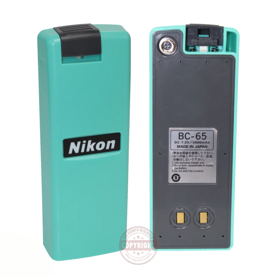 BC-65 BATTERY FOR NIKON TOTAL STATION, SURVEYING, BC65, DTM,NPL,NPR,Q75E