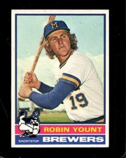 1976 TOPPS #316 ROBIN YOUNT EX BREWERS HOF *X104865
