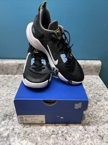 Size 6Y- Nike Giannis Immortality 2 Black University Blue - Picture 1 of 8