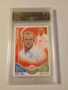 AP Grading 7,5 Topps WM 2010 Wayne Rooney England Liverpool Manchester United - Bild 1 von 2