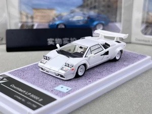 GB FY 1:64 White Countach LP5000 S Racing Sports Model Diecast Collect Car hot - Picture 1 of 6