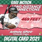 Topps Bunt 21 Anthony Alford Long Distance Connection Pink Motion 2021 Digital