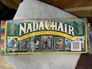 Nada Stuhl bequeme Rückenstütze rahmenloser Stuhl ergonomisch zufällige Farbe Neu im Karton - Bild 1 von 2