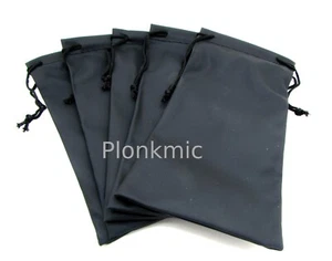 Wholesale Sunglasses Pouches Glasses Case Drawstring Pouch Bag Black Navy Grey - Picture 1 of 12
