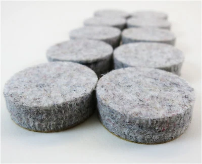 Filzgleiter 10mm dick rund 26 34 42 52 62mm, Filzgleiter stark selbstklebend - Bild 1 von 2