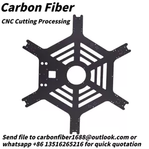 T700 Carbon Fiber Sheet Panel Plate board CNC Custom Cut Process drone arm frame - Picture 1 of 24