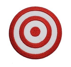 Bullseye Target Iron On Patch 2.5" x 2.5" Dartboard Center Darts Archery Arrow - Picture 1 of 3