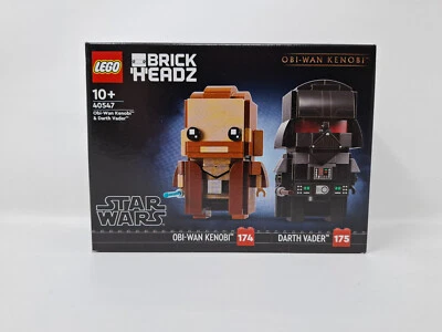 LEGO 40547 Brickheadz Obi-Wan Kenobi Y Darth Vader Nuevo Emb. Orig. Star Wars - Imagen 1 de 2