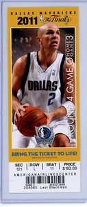 2011 Dallas Mavericks TICKET NBA Finals Lebron James Miami Heat Dirk Nowitzki - Picture 1 of 5