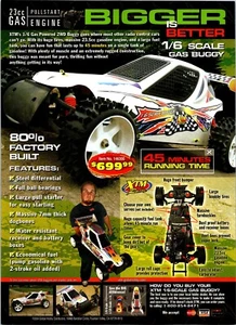 XTM RC 1/6 Buggy 2wd Print Ad Wall Art Decor - Picture 1 of 1