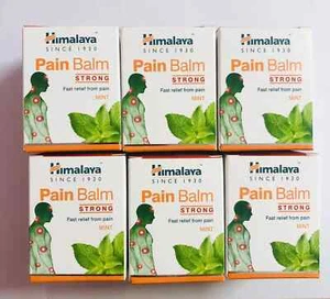 Himalaya PAIN BALM MINT Fast Relief from Headaches 6 Pack 45gm Each FREE SHIP - Picture 1 of 12