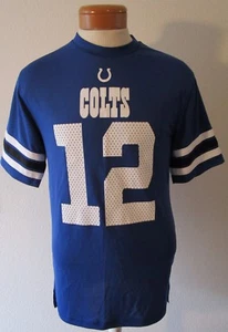 NWT NFL Andrew Luck Indianapolis Colts Mens Jersey T-Shirt S Blue MSRP$45 - Picture 1 of 2