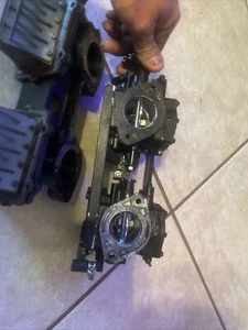 POLARIS 1998-1999 SLTH 700 & 1998-2000 SLH 700 TWIN CARB CARBURETOR RACK + REED - Picture 1 of 1