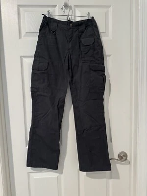 Pantalones tácticos de policía grises Taclite Pro 5,11 bolsillos de carga para mujer talla 4R (27x30) Foto 1 de 4