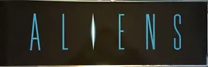 "Aliens Arcade Marquee 26"" x 8" - Imagen 1 de 4