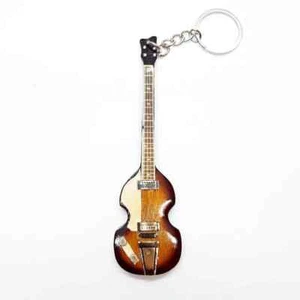 (2 piezas) Llavero miniatura para guitarra BASS HOFTNER BEATLES - Imagen 1 de 2