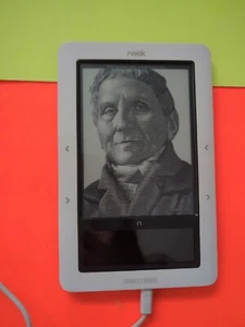 NOOK - Barnes And Noble Nook WiFi E-reader - Model No. BNRZ100 - Parts Only - Photo 1/16