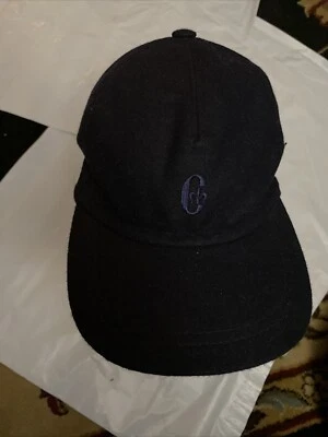 Conte Of Florence Wool Hat Cap Made in Italy Ski Ear Flaps Size 58 Black Vintage - Image 1 of 4