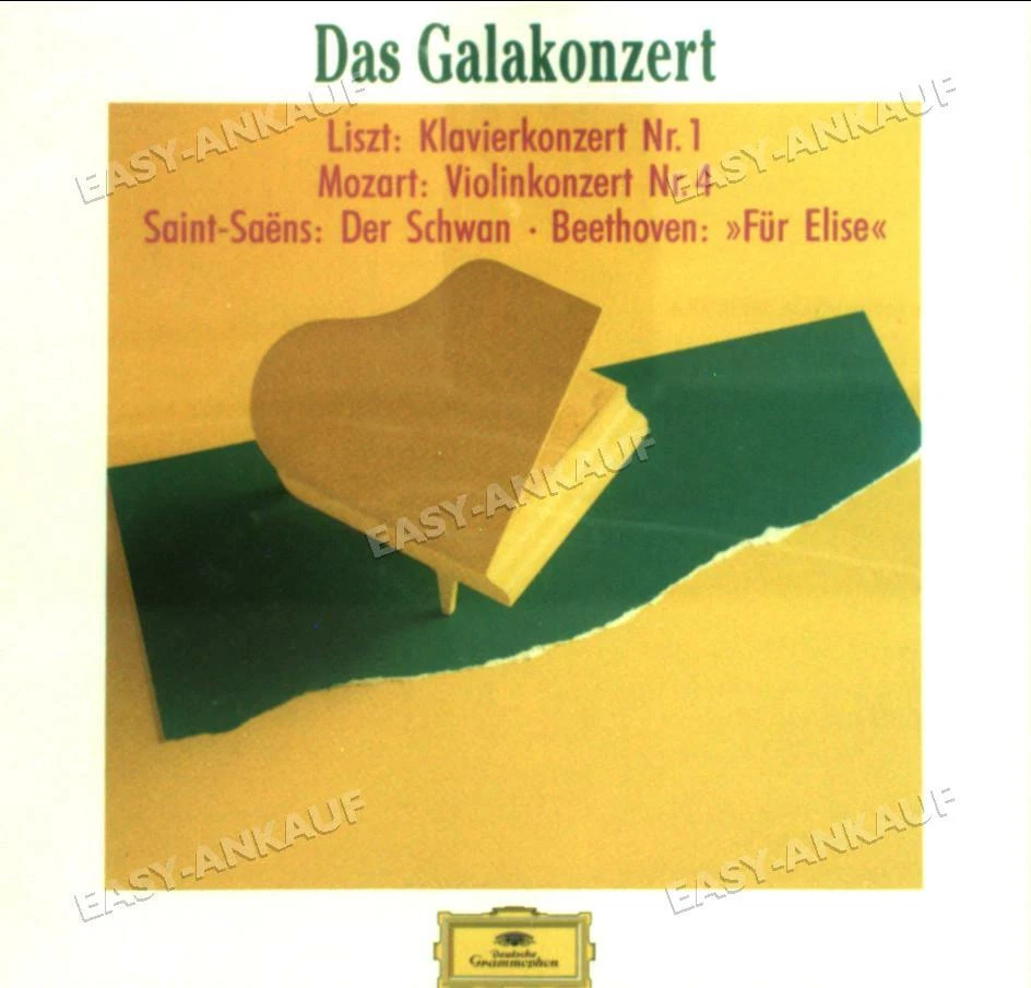 Liszt: Klavierkonzert Nr. 1 / Mozart: Violinkonzert Nr. 4 / Saint-Saëns: ... . - Bild 1 von 1