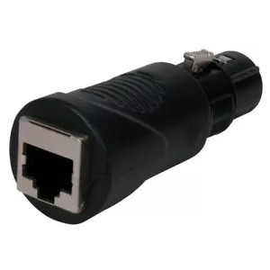Accu-Cable RJ45 Ethernet to 5-Pin XLR/DMX Male Female Set - Picture 1 of 2