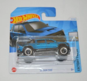 HOT WHEELS 2024 FACTORY FRESH 7/10 - ' 23 RAM 1500 METALLIC BLUE ON A SHORT CARD - Picture 1 of 5