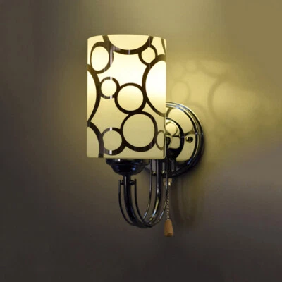 LUMINTURS 3W/5W/7W LED Wall Sconces Lamp Fixture Pull Switch/N Light Bedroom Canteen Hall