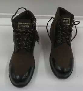 Mauri Italy Black/ Brow GENUINE Shoes boots Size 42 - Picture 1 of 12