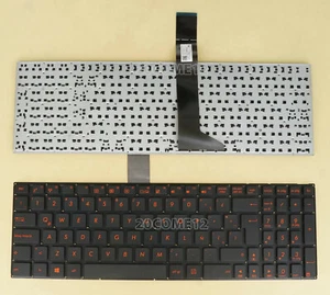 Per Asus P550L K550C K550D K550J K550L K550V Tastiera Latino Spagnolo Teclado Rosso - Foto 1 di 2