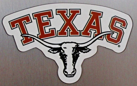 University of Texas Longhorns Team Magnet Football Logo NCAA College Car Etc Cover