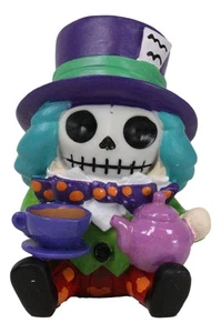 Furry Bones Whimsical Wonderland Mad Hatter Alice Skelett Figur Furrybones - Bild 1 von 8