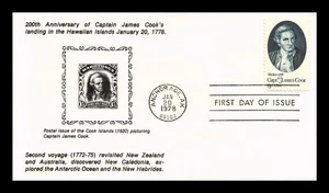 DR JIM STAMPS US COVER CAPTAIN JAMES COOK ALASKA EXPLORER FDC KMC VENTURE - Picture 1 of 2