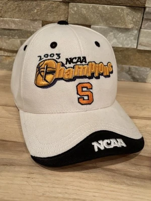 2003 NCAA NATIONAL BASKETBALL CHAMPIONS SYRACUSE ORANGEMEN FITTED Adjustable - Image 1 of 4