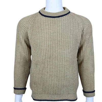 Vintage Quaker Marine Supply Fisherman Sweater England Wool 50s Men's Medium - Image 1 of 4