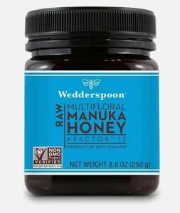 Cucchiaio Wedder Miele di Manuka Crudo Multiflorale KFactor 12,8 once (250 gr) Nuova Zelanda - Foto 1 di 4