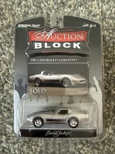 Greenlight Auction Block Barrett-Jackson 1982 Chevrolet Corvette 1:64  New 2008. - Picture 1 of 4