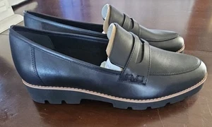 VIONIC CHERYL II BLACK NAPPA WOMEN'S CASUAL SHOES SIZE 12 - Picture 1 of 6