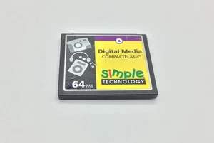 SimpleTech Digital Media CompactFlash 64MB (STI-CF/64) - Picture 1 of 2