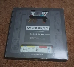MONOPOLY Glass Series Deluxe Luxe Board Game Tempered by WS Game Company - Picture 1 of 7