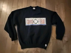 VINTAGE COLORADO ROCKIES COORS FIELD Logo 7 Crewneck XL SWEATSHIRT USA 1990'S  - Picture 1 of 6