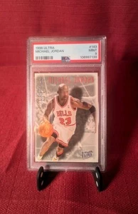 MICHAEL JORDAN 1996-97 Fleer Ultra EFFORT PSA 9 CHICAGO BULLS HOF - Picture 1 of 2