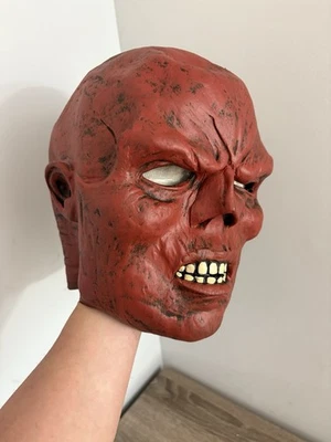 Marvel Red Skull  Adult Cosplay Halloween Mask 2011 (Disguise Inc) RARE - Image 1 of 4