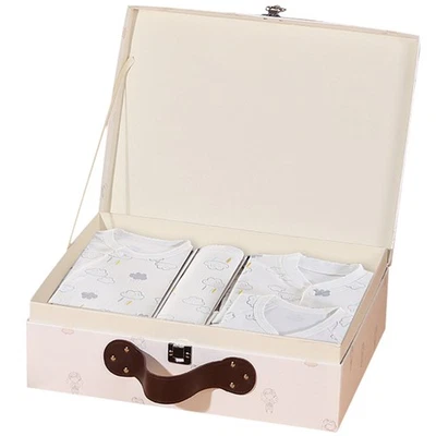 Small Gift Suitcase Decorative Clothes Box Paperboard Suitcase Box Storage Box - Image 1 of 4
